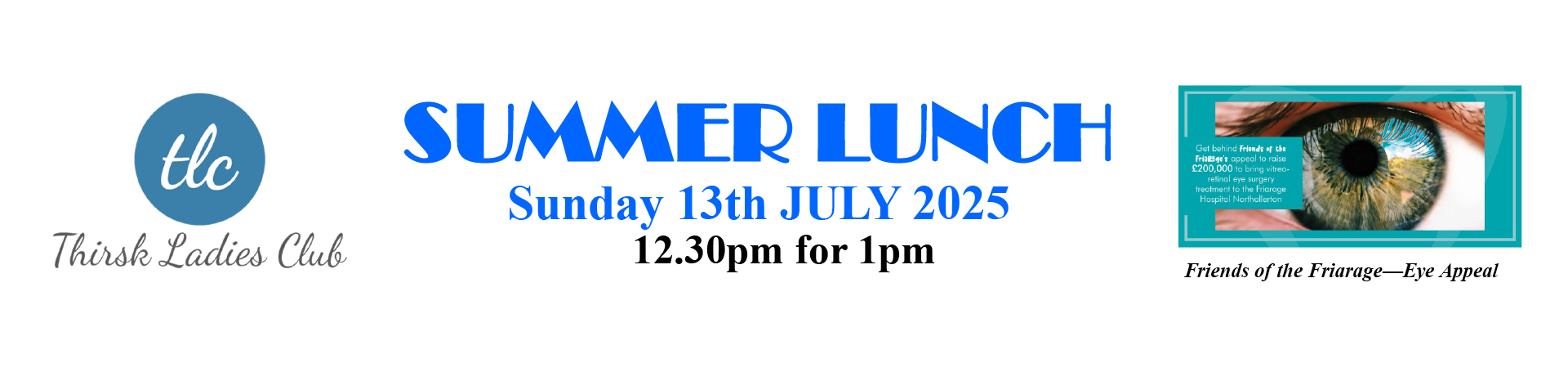 **SOLD OUT!** Summer Lunch